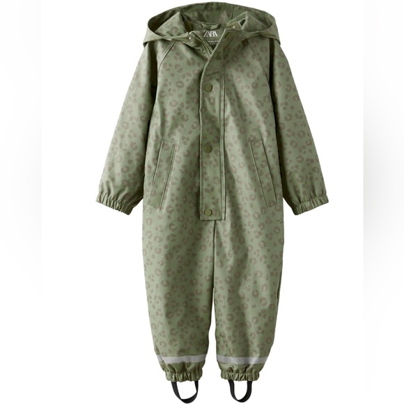 Zara Other - Zara Kids Green Rainsuit